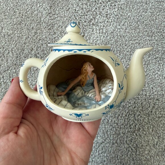 Hallmark 2010 Keepsake Alice in Wonderland Back to Wonderland Teapot Ornament - Picture 4 of 9